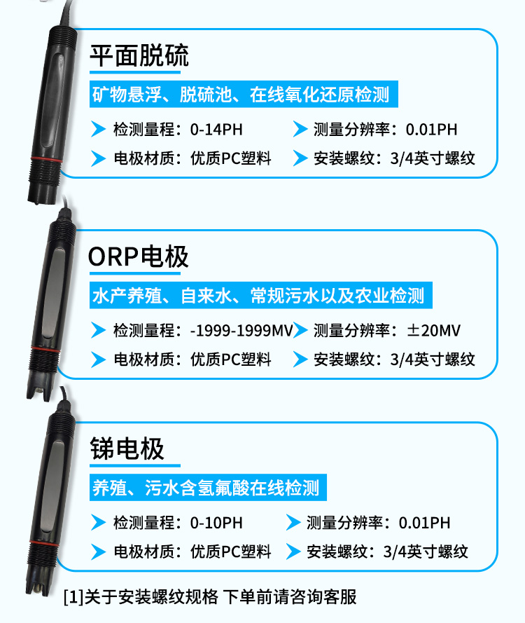 水质PH/ORP传感器